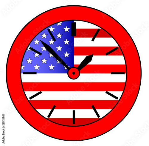 Old Glory Clock