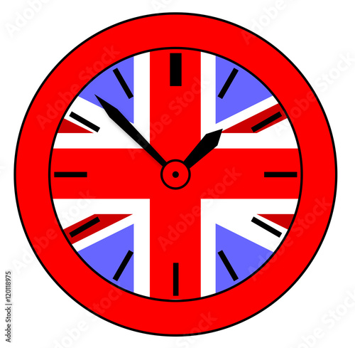 Union Jack Clock