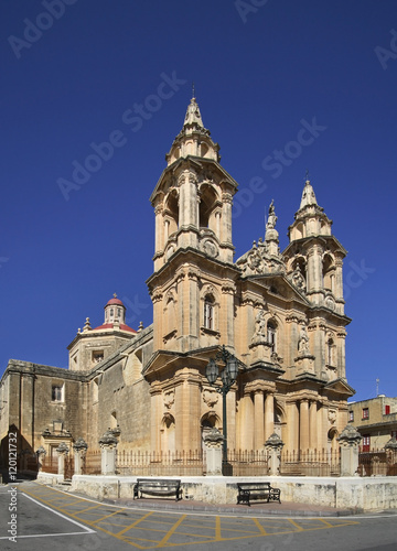 Church of Assumption of Virgin Mary in Gudja. Malta