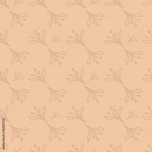 Wallpaper Mural vector seamless texture of the leaves Torontodigital.ca