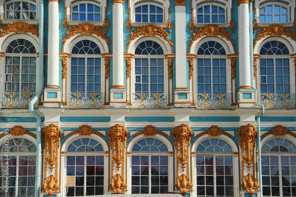 San Pietroburgo-Puskin. Palazzo di Caterina Seconda