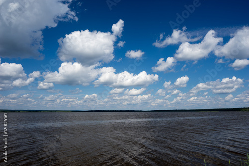 Forest lake in Belarus