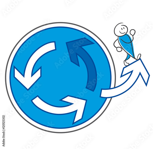 Stick FIgure Series Blue / 