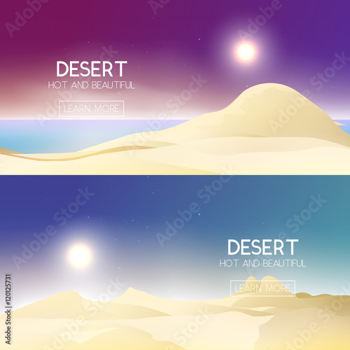 Desert banners