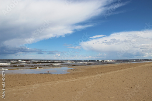 Beautiful beaches of Baltic sea