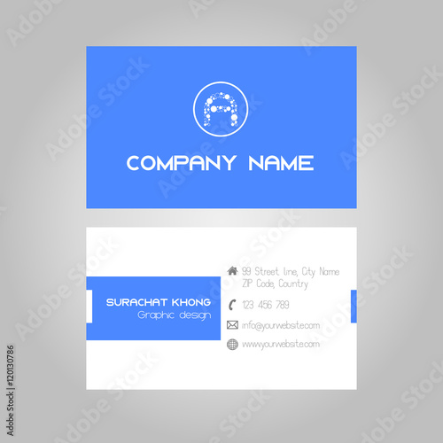 Fototapeta Naklejka Na Ścianę i Meble -  Business Card vector template
