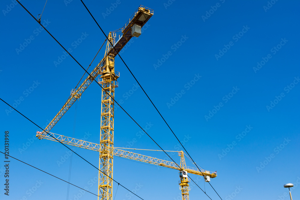 Two Cranes Pointed Toward Each Other Triangle Construction