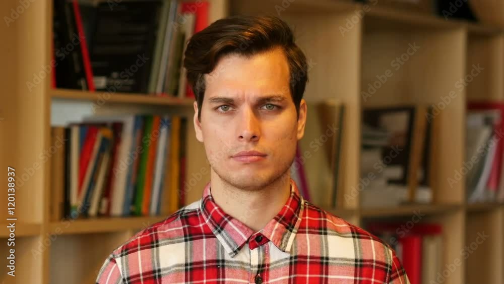 Disagree, Disliking, Denying Young Man Portrait Disagree, Disliking, Denying Young Man Portrait