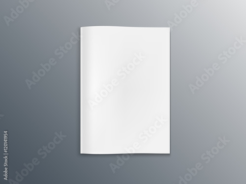 blank magazine book template vector illustration EPS10