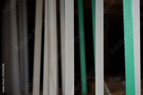 abstract of Nylon straps photo