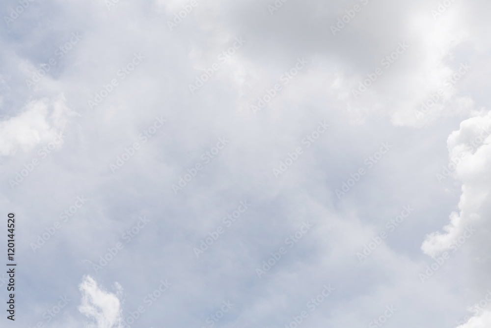 Obraz premium cloud on blue sky background, design elements, nature of sky in