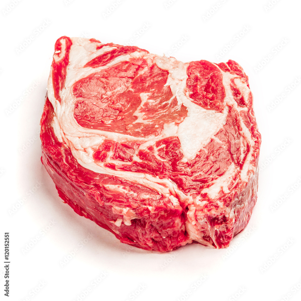 Obraz premium Uncooked organic shin of beef meat