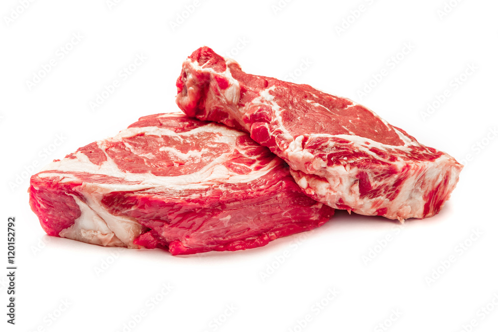 Fototapeta premium Uncooked organic shin of beef meat