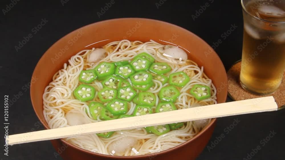 オクラそうめん オクラそうめん