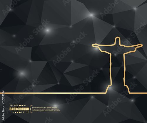 Abstract creative concept vector background. For web and mobile applications, illustration template design, business infographic, brochure, banner, presentation, poster, cover, booklet, document