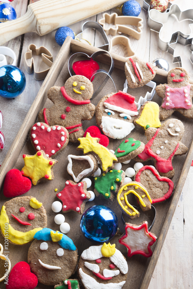 Assortment biscuits for christmas
