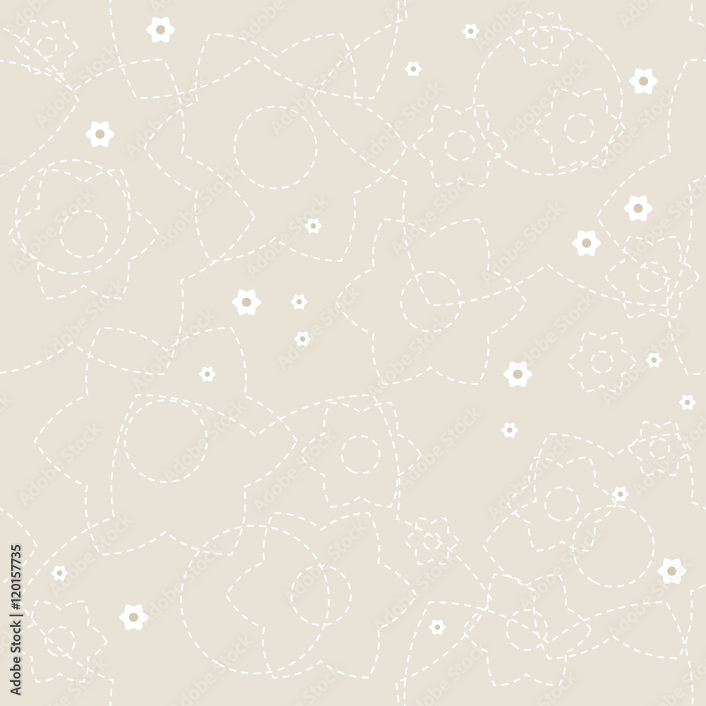 Obraz premium Floral seamless pattern. Graphic design element.