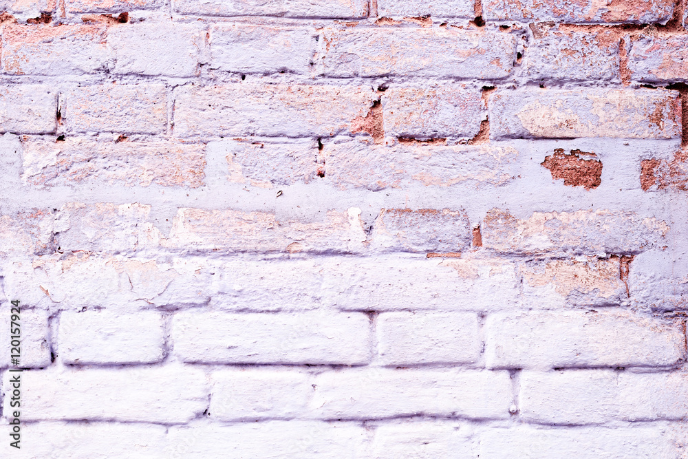 Fototapeta premium Brick texture with scratches and cracks