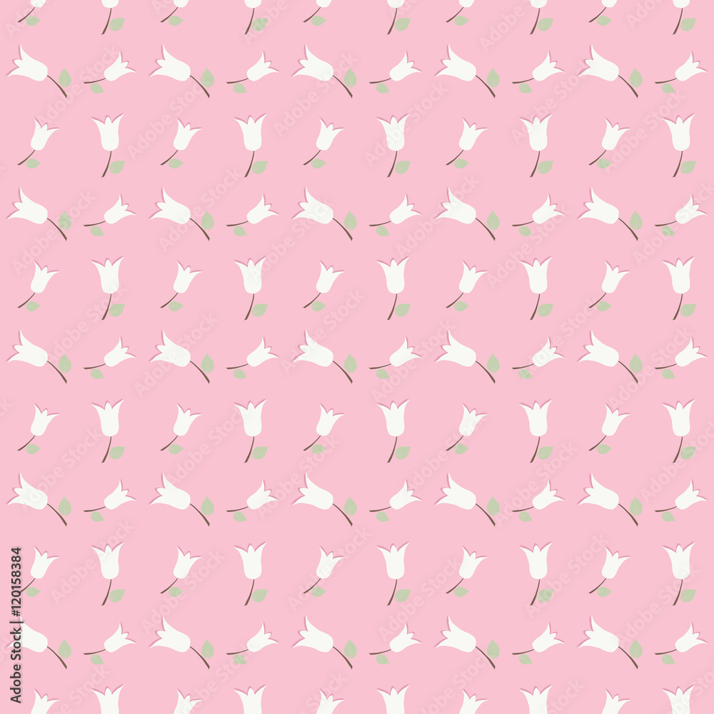 tiny floral pattern on pink background tiny floral pattern on pink background