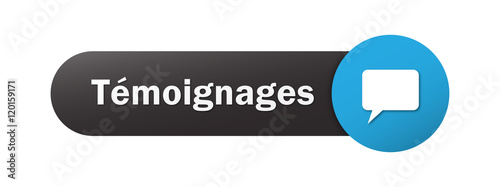 Bouton web vecteur TEMOIGNAGES 