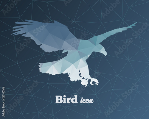 Business logo of triangles eagle