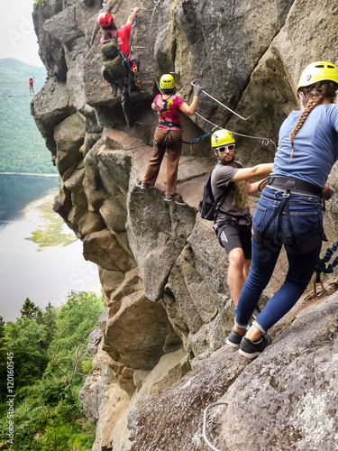 Cuadro en lienzo Via ferrata