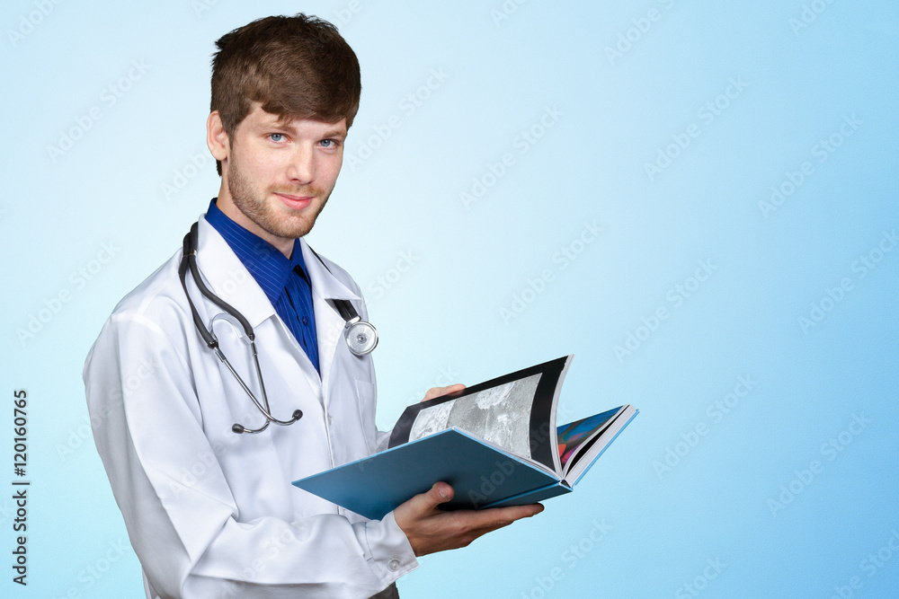 Portrait of confident young medical doctor Portrait of confident young medical doctor