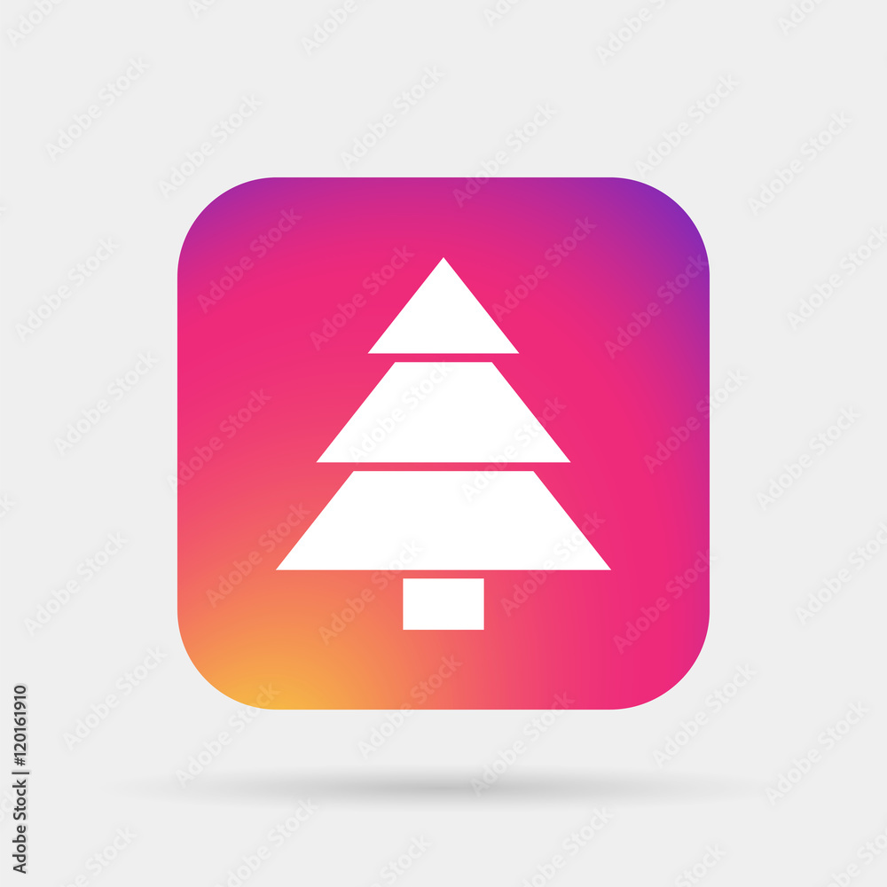 Christmas tree icon