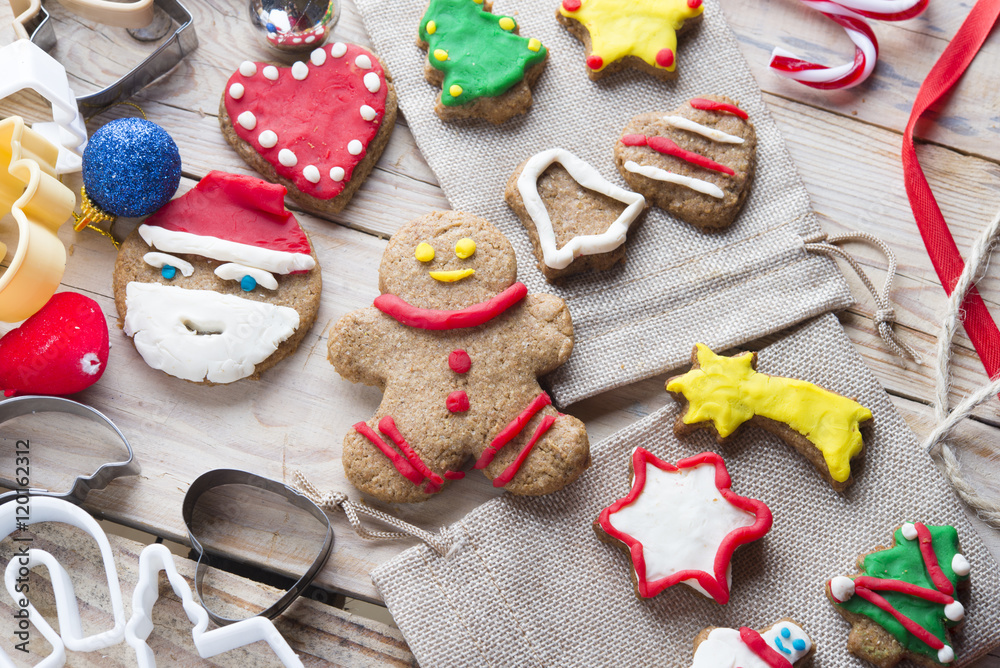 Assortment biscuits for christmas Assortment biscuits for christmas