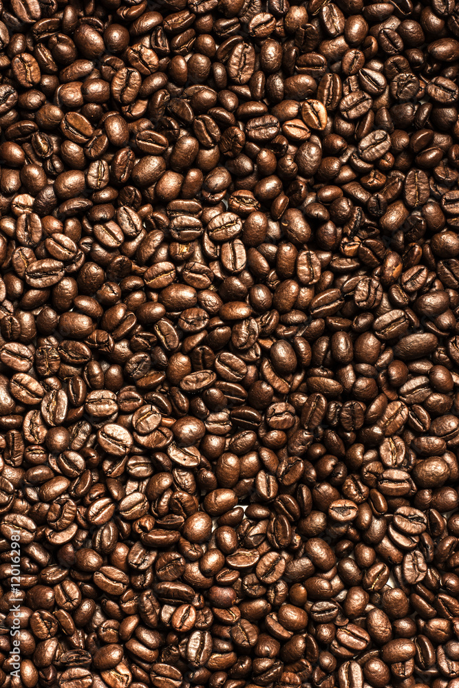 Obraz premium Coffee Beans Background./Coffee Beans Background 