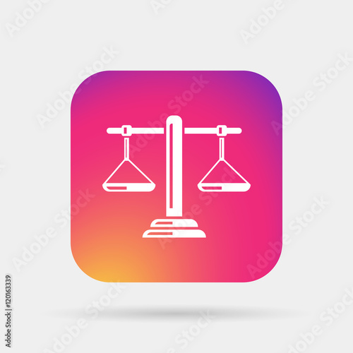 retro weight icon