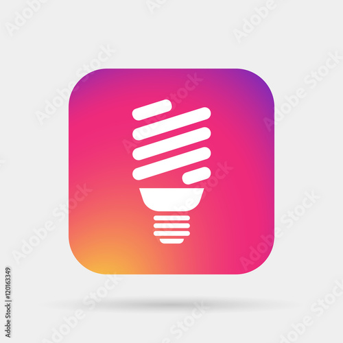 save energy light bulb icon