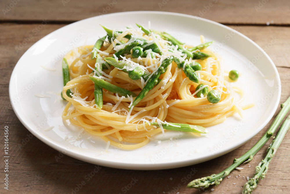 Spring pasta carbonara Spring pasta carbonara