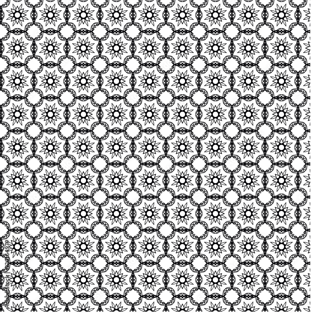 Black and white abstract geometric pattern, modern, texture