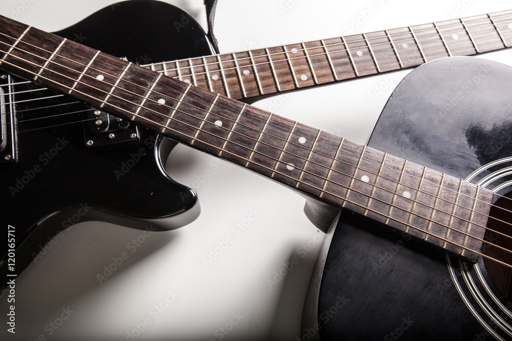 detail of classic guitar detail of classic guitar