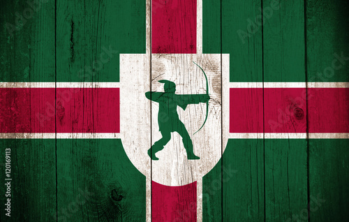 Wooden Flag of Nottinghamshire