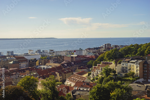 Aerial view of the beautiful Helsingborg