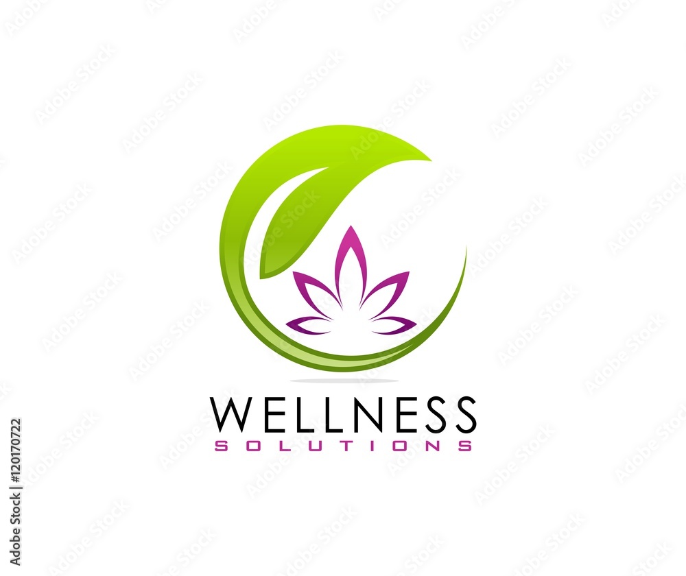 Fototapeta premium Wellness logo