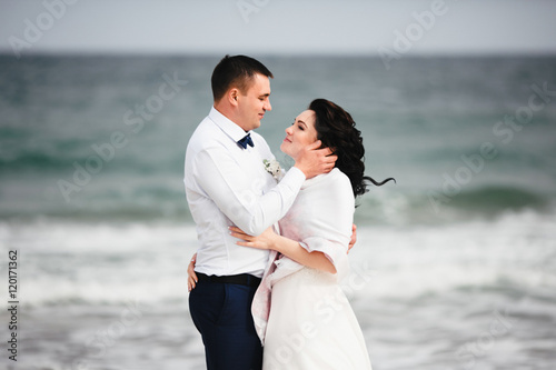 Couple near the sea © andriychuk