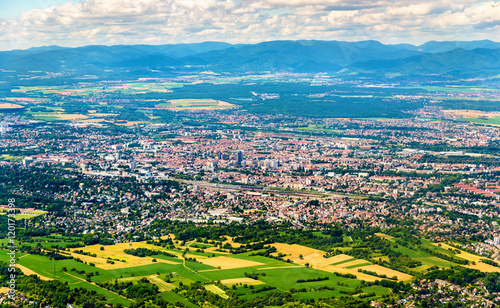 Aerial view of Mulhouse - Haut-Rhin, France photo