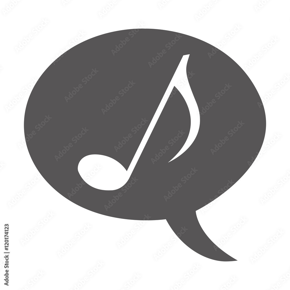 music note speech bubble icon vector illustration design music note speech bubble icon vector illustration design