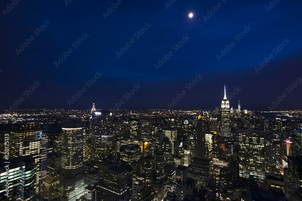 Fototapeta premium ニューヨークの風景 トップ・オブ・ザ・ロック