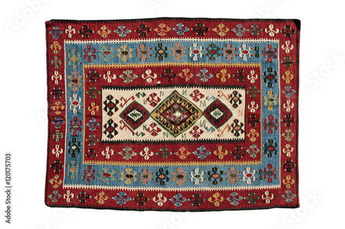 Photography antique Turkish rug