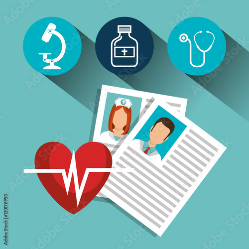 set online services medical isolated vector illustration eps 10