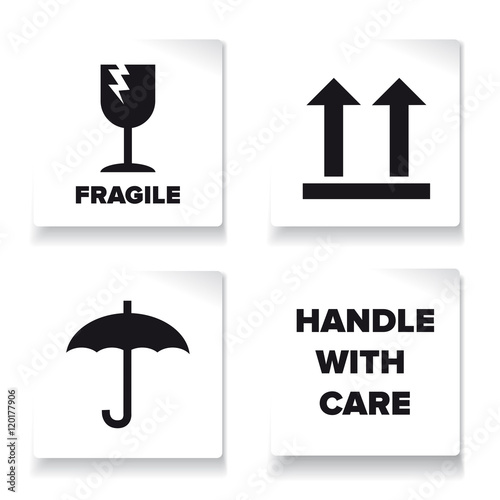 Packaging Labels or stickers vector