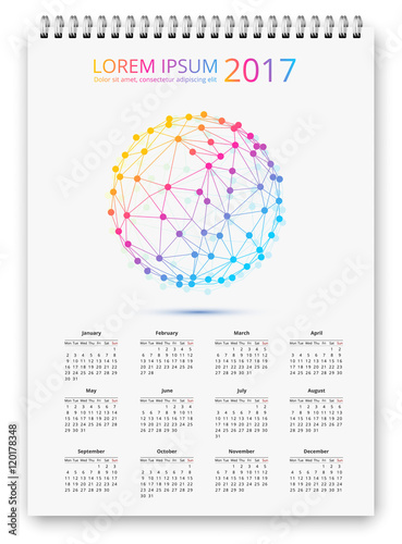 Calendar 2017 Vector