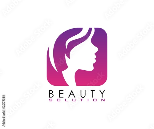 Woman beauty logo
