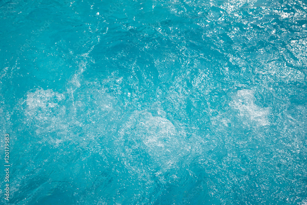 Blue water surface