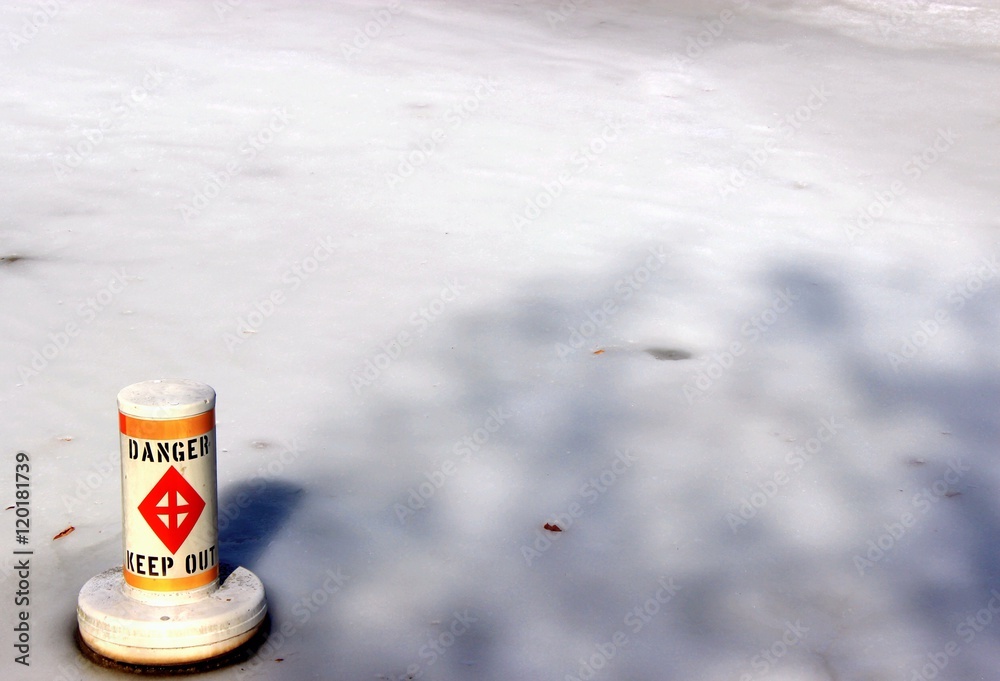 Danger Keep Out Ice Danger Keep Out Ice