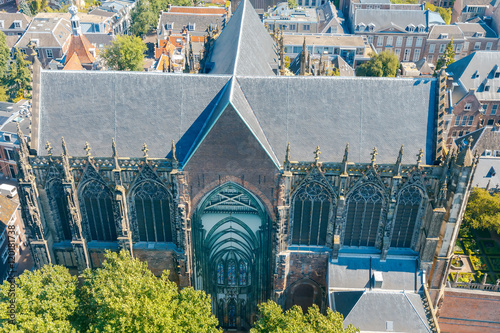 Utrecht. Aerial view of the city. photo